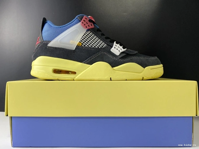 Rep Onekick JORDAN NOIR UNION AIR OFF DC9533-001 RETRO 4 0603
